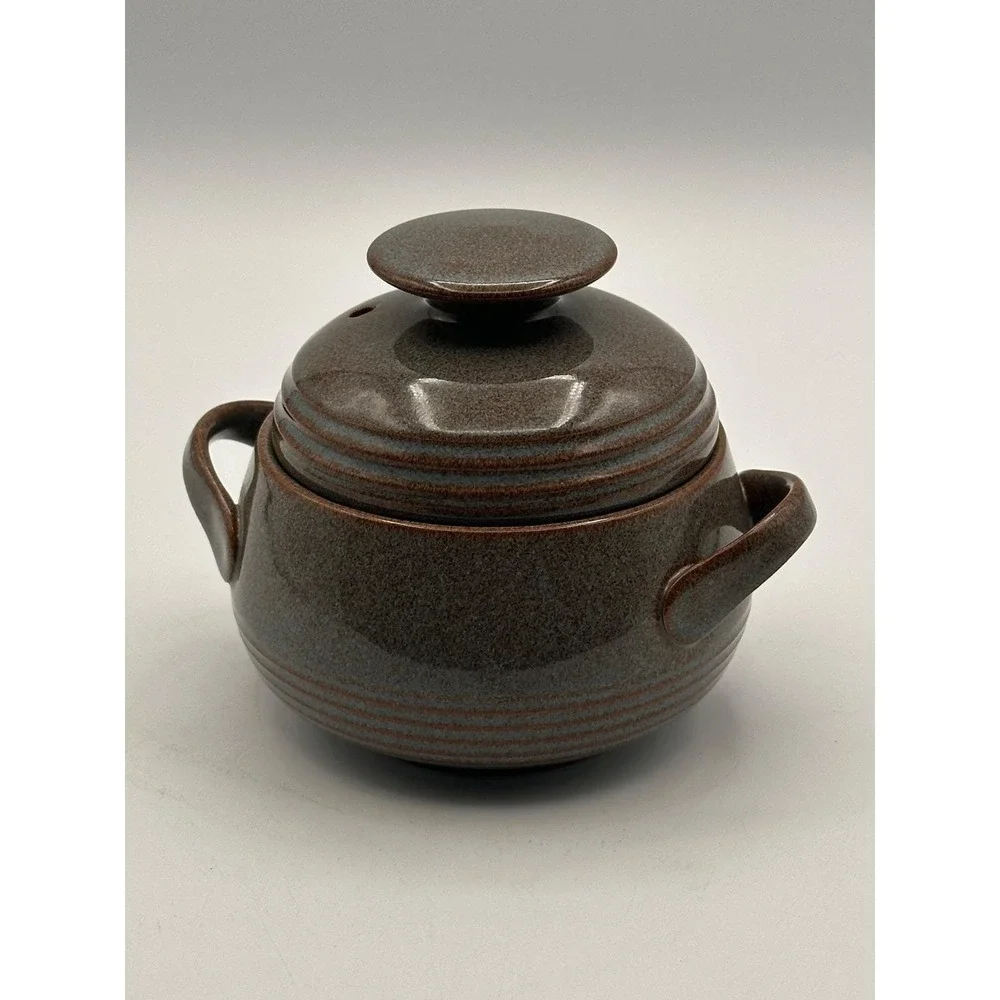 Denby Artisan Collection 1983 Greystone Lidded Casserole Serving Dish